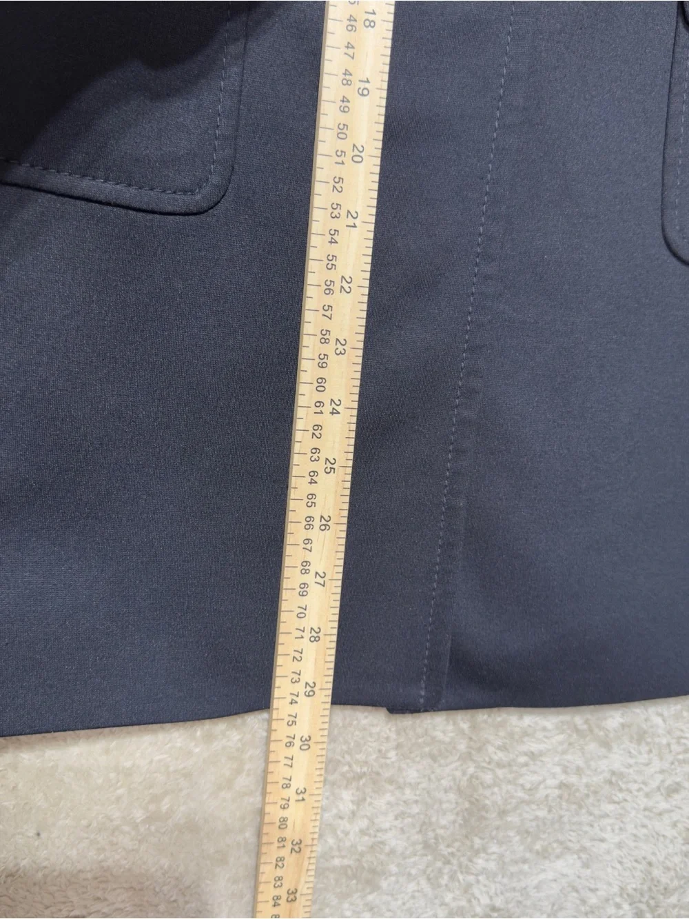 Ann Taylor LOFT Black Peacoat Jacket Women’s Size 12 Belted‎ Wool Blend Classic